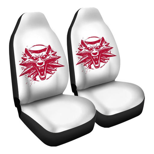 I Am The Witcher Red Version Car Seat Covers - One size