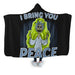 I Bring You Peace Hooded Blanket - Adult / Premium Sherpa