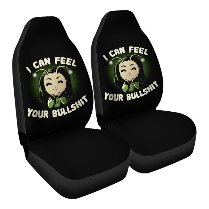 I Can Feel Your Bullshit Car Seat Covers - One size