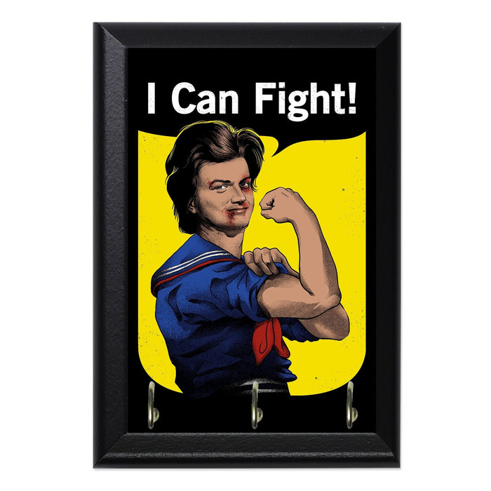 I Can Fight Wall Plaque Key Holder - 8 x 6 / Yes