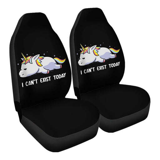 I Can’t Exist Today Car Seat Covers - One size