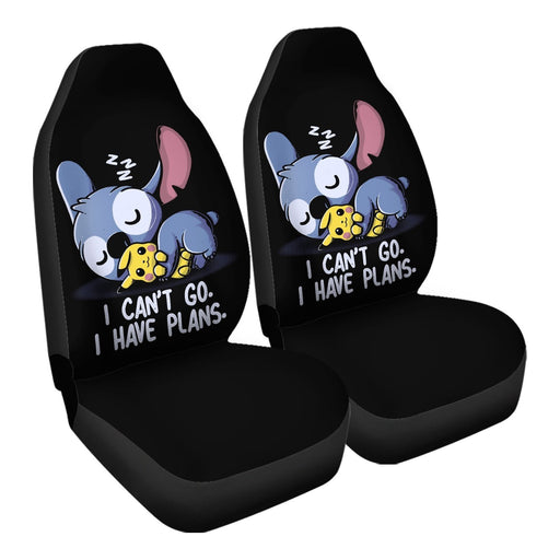 I Can’t Go Stitch Car Seat Covers - One size