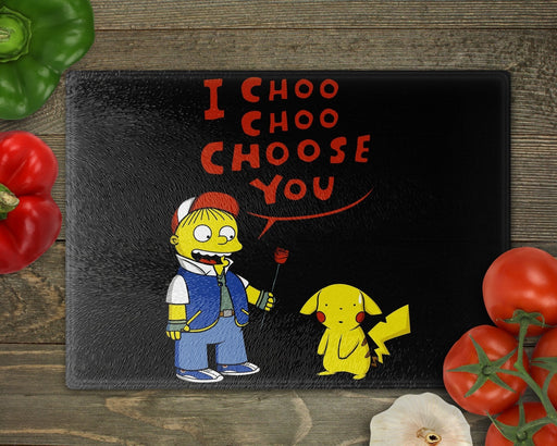 I Choo Choose You! Cutting Board