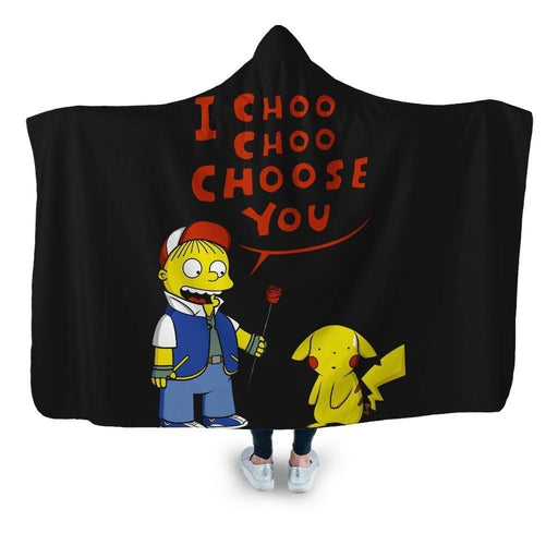 I Choo Choose You! Hooded Blanket - Adult / Premium Sherpa