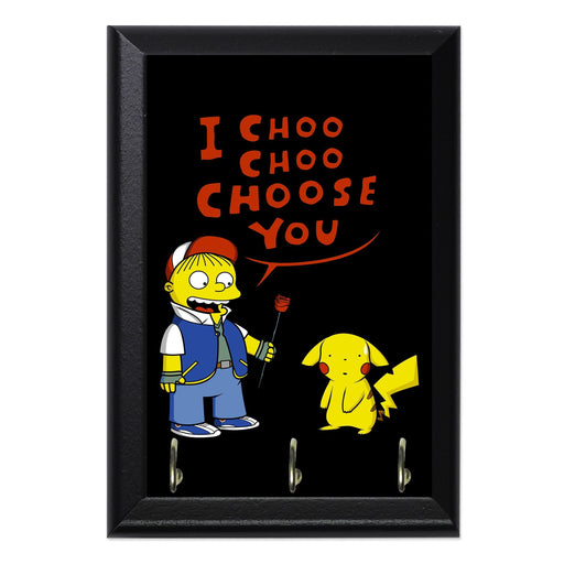 I Choo Choose You Key Hanging Plaque - 8 x 6 / Yes