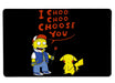 I Choo Choose You! Large Mouse Pad