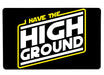 I Have the High Ground Large Mouse Pad