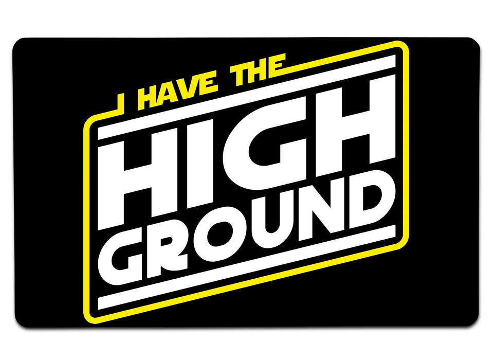 I Have the High Ground Large Mouse Pad