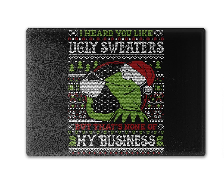 I Heard You Like Ugly Sweaters Cutting Board