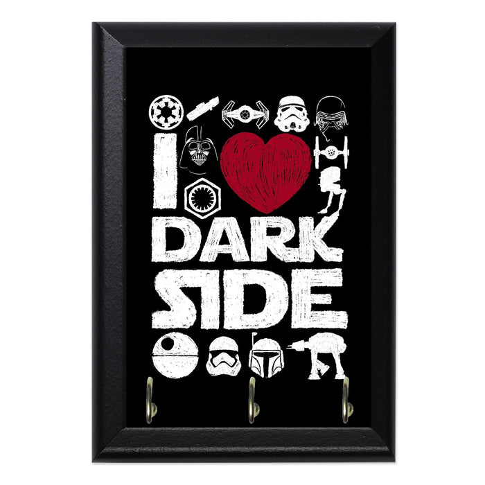I Love Dark Side Key Hanging Plaque - 8 x 6 / Yes