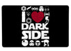 I Love Dark Side Large Mouse Pad