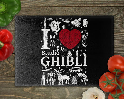 I Love Ghibli Cutting Board