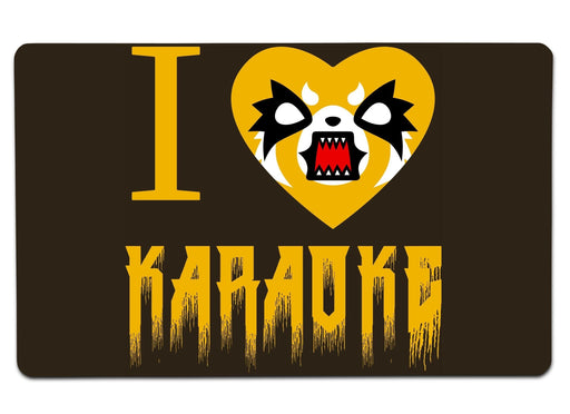 I Love Karaoke Large Mouse Pad