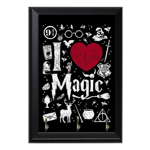 I Love Magic Key Hanging Plaque - 8 x 6 / Yes