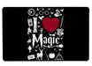 I Love Magic Large Mouse Pad