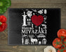 I Love Miyazaki Cutting Board