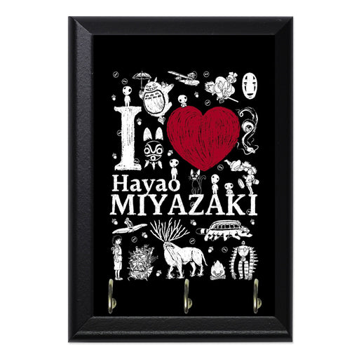 I Love Miyazaki Key Hanging Plaque - 8 x 6 / Yes