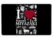 I Love Miyazaki Large Mouse Pad