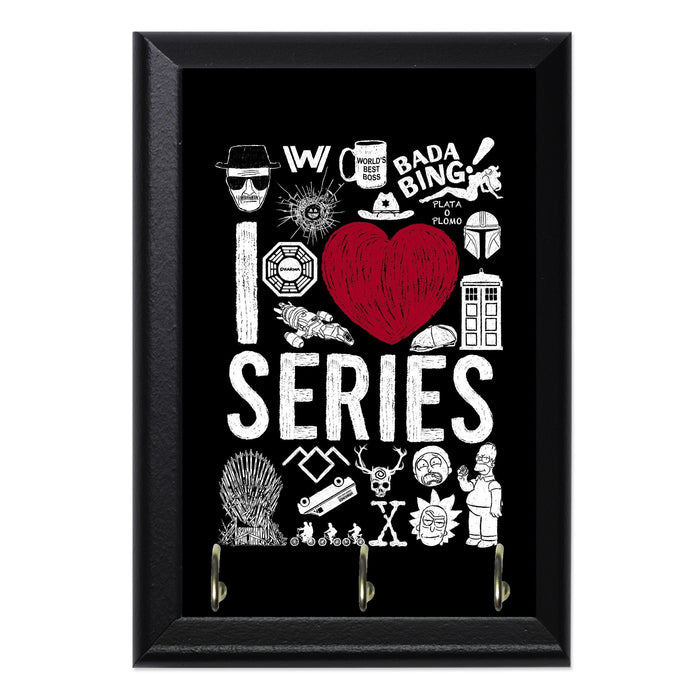 I Love Series Key Hanging Plaque - 8 x 6 / Yes