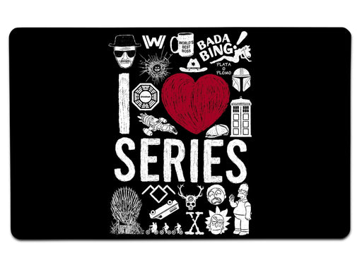 I Love Series Large Mouse Pad