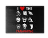 I Love The Paranormal Cutting Board