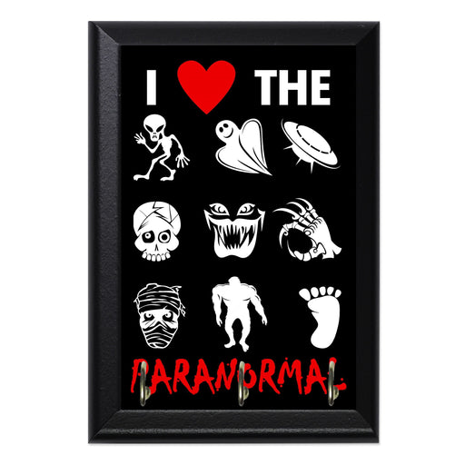 I Love The Paranormal Key Hanging Plaque - 8 x 6 / Yes