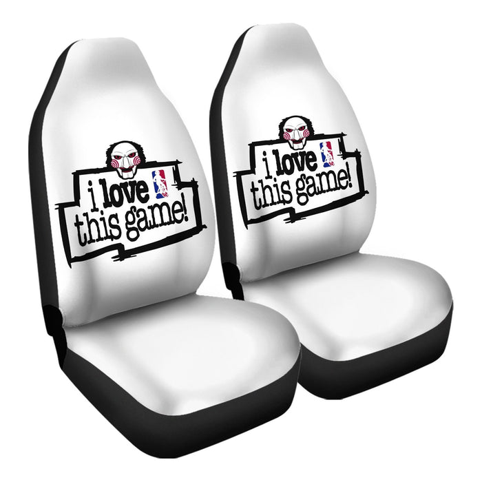 I Love This Game Car Seat Covers - One size