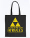 I Play By My Own Hyrules Canvas Tote - Black / M