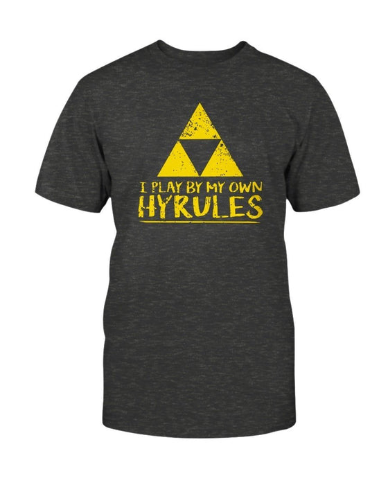 I Play By My Own Hyrules Unisex T-Shirt - Black Heather / S