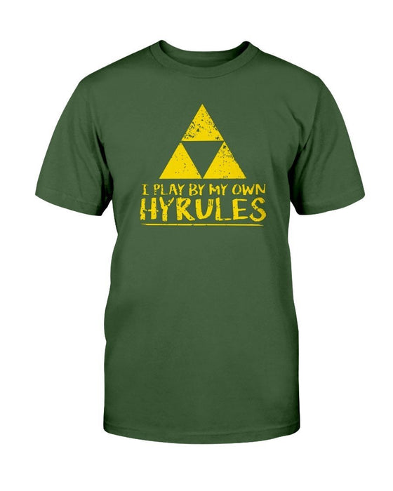 I Play By My Own Hyrules Unisex T-Shirt - Forest Green / S