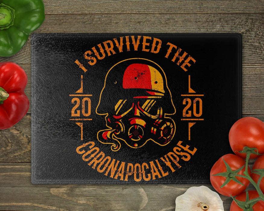 I survived coronapocalypse Cutting Board