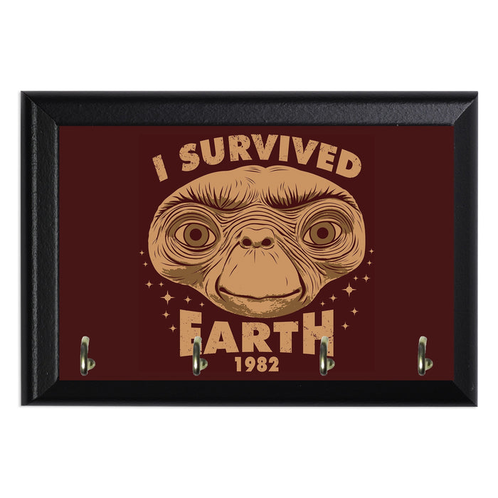 I Survived Earth Key Hanging Plaque - 8 x 6 / Yes