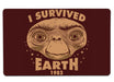 I Survived Earth Large Mouse Pad