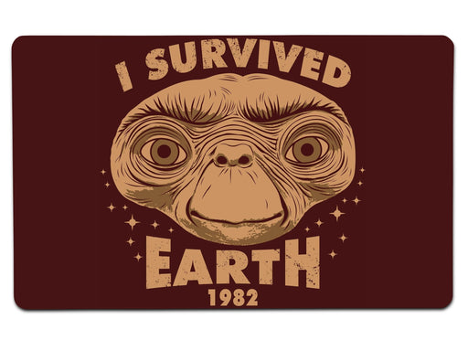 I Survived Earth Large Mouse Pad