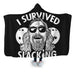 I Survived Slacking Hooded Blanket - Adult / Premium Sherpa