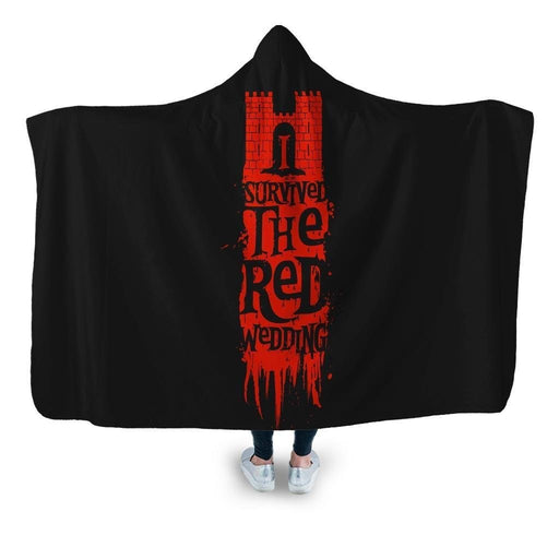 I Survived the Red Wedding Hooded Blanket - Adult / Premium Sherpa