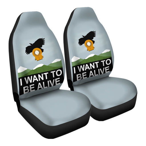 I Want To Be Alive Car Seat Covers - One size