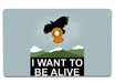 I Want To Be Alive Large Mouse Pad