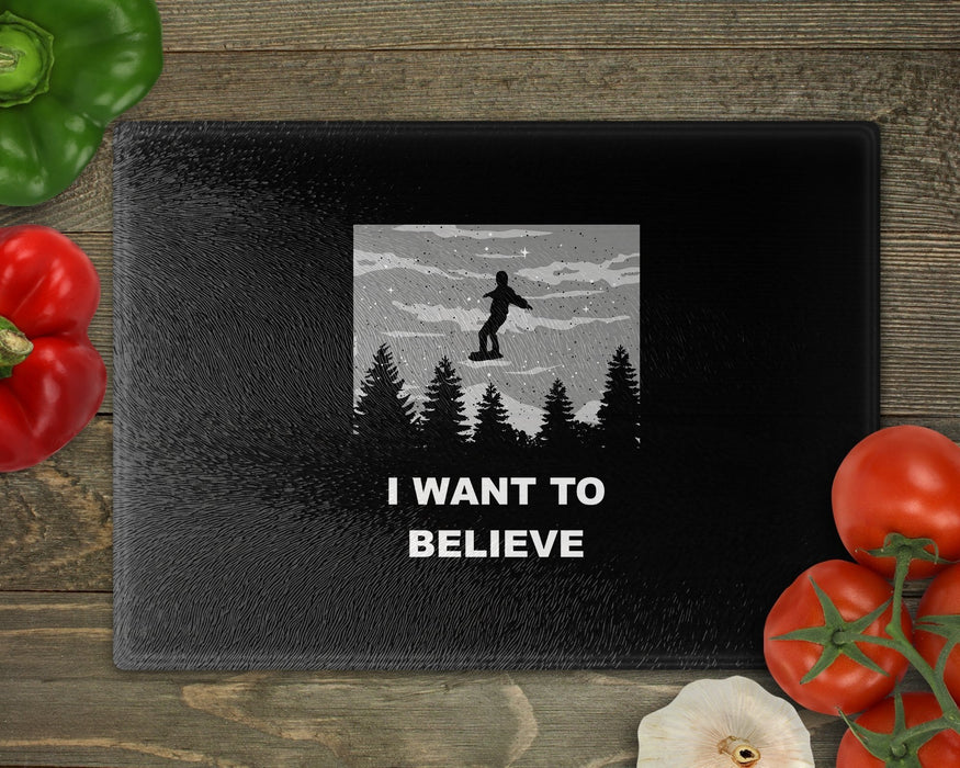 I Want To Believe Cutting Board
