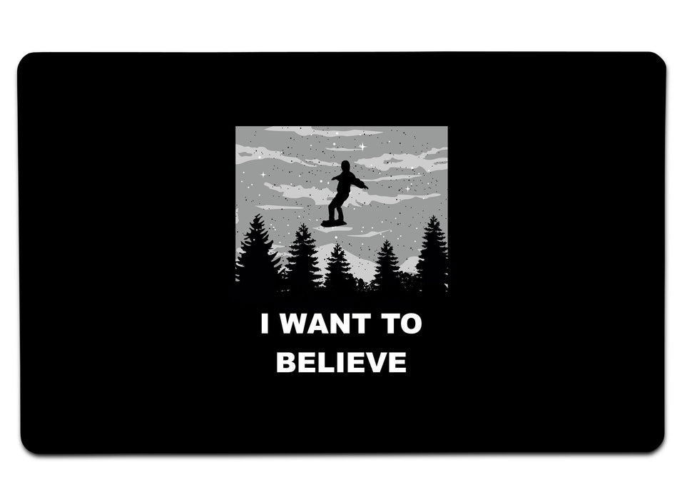 I Want To Believe Large Mouse Pad