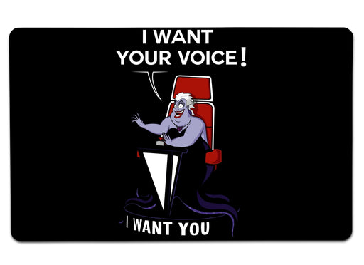 I Want Your Voice Large Mouse Pad