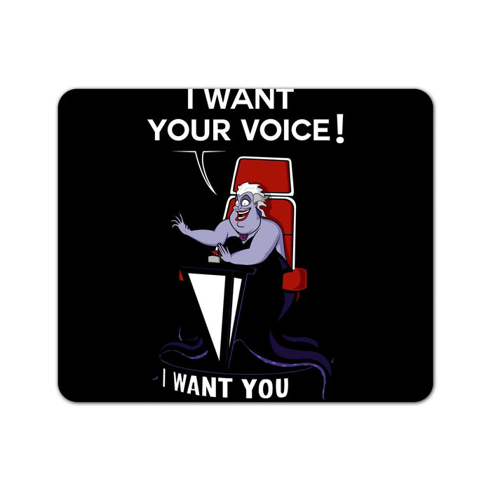 I Want Your Voice Mouse Pad