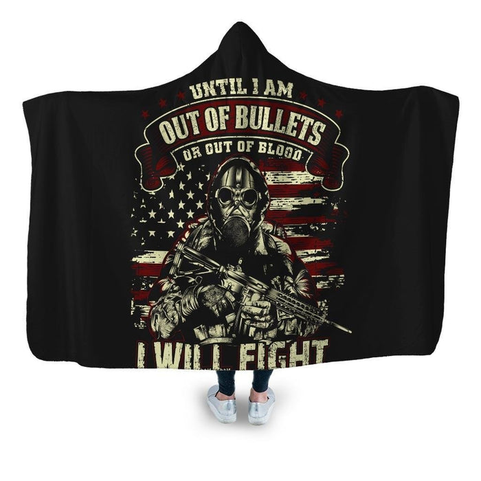 I Will Fight Hooded Blanket - Adult / Premium Sherpa