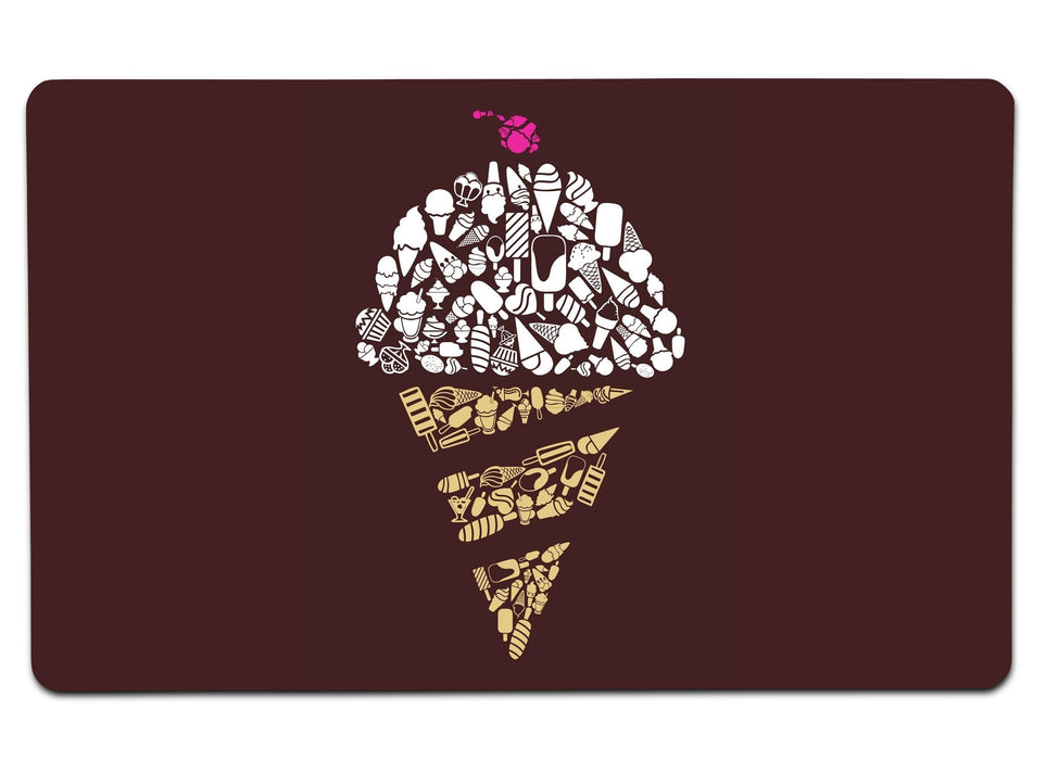Ice Cream Large Mouse Pad