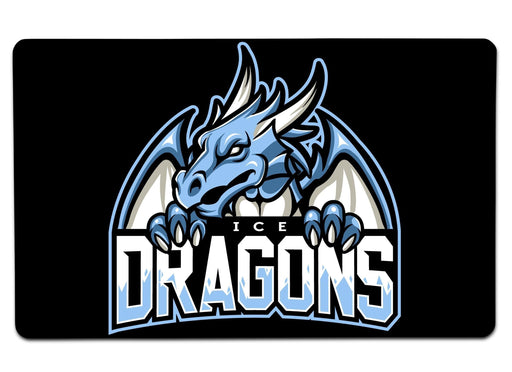 Ice Dragons Large Mouse Pad