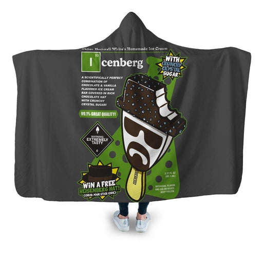 Icenberg Hooded Blanket - Adult / Premium Sherpa