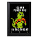 Iguana Punch You Key Hanging Plaque - 8 x 6 / Yes