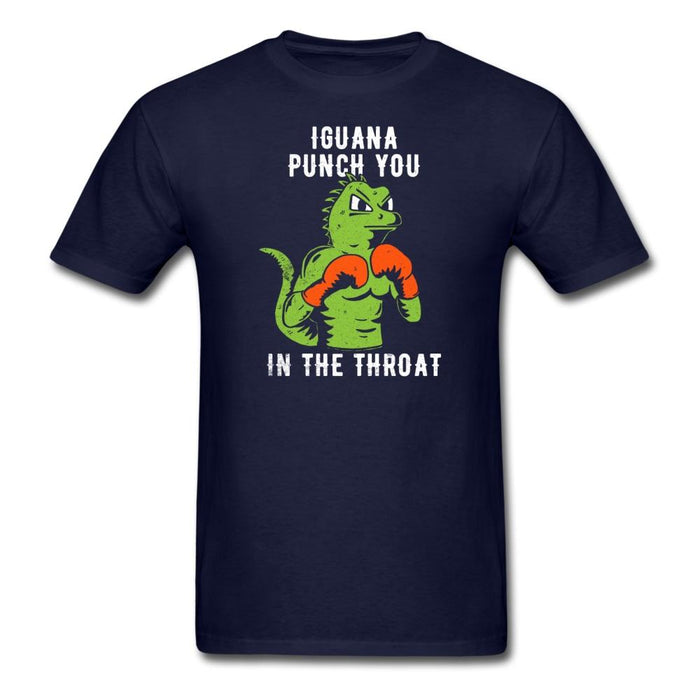 Iguana Punch You Unisex Classic T-Shirt - navy / S