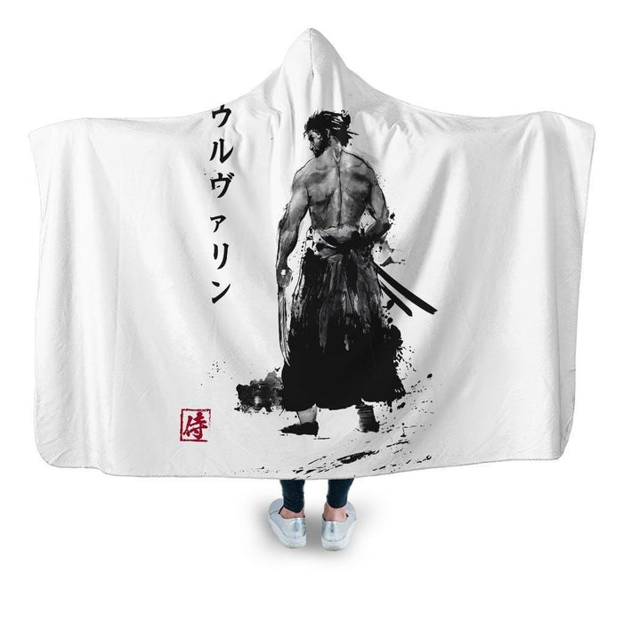 Immortal Samurai Sumie Hooded Blanket - Adult / Premium Sherpa
