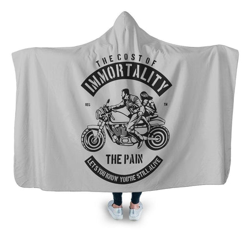 Immortality Hooded Blanket - Adult / Premium Sherpa